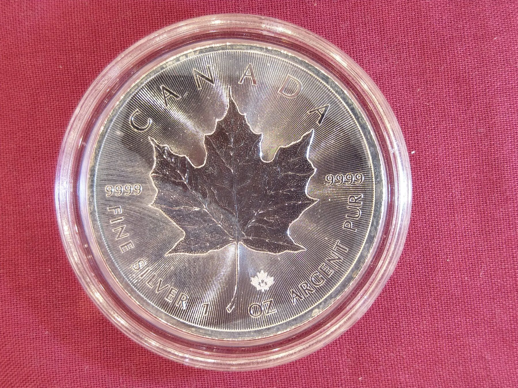 Tutti le monete: Silber Maple Leaf 1 oz - 2015 – Usato da Dättlikon venduto da Quarz58