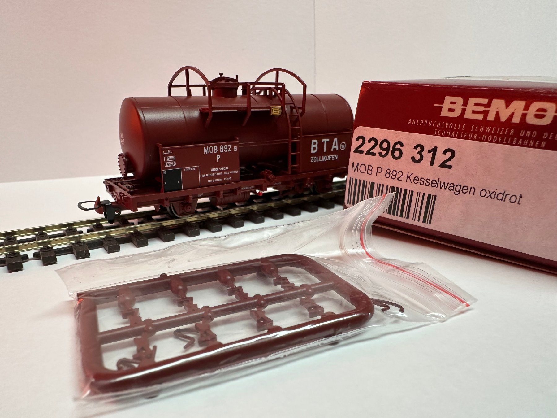 Bemo Modelleisenbahnen: Bemo - MOB P 892 - Kesselwagen – Neu und originalverpackt aus Domat/Ems von mmx4001 2
