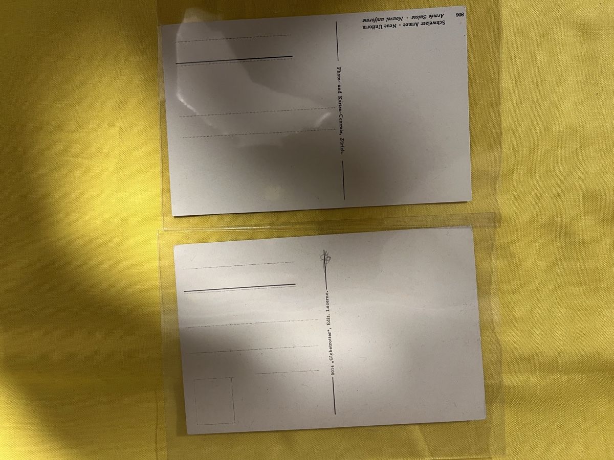 Cartoline postali: 2 Ansichtskarten Schweizer Armee Motiv Militär – Usato da Oberentfelden venduto da kar_sd97 1