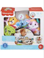 Fisher-Price Play Cushion, Baby Toy with Removable Teething 