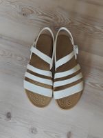 Sandales Crocs blanches femme. Taille 8