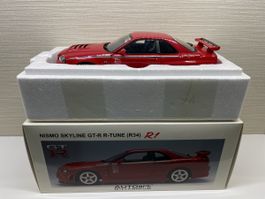 Modellauto 1:18 Autoart Nismo Skyline GT-R R-Tune R1 Rot OVP