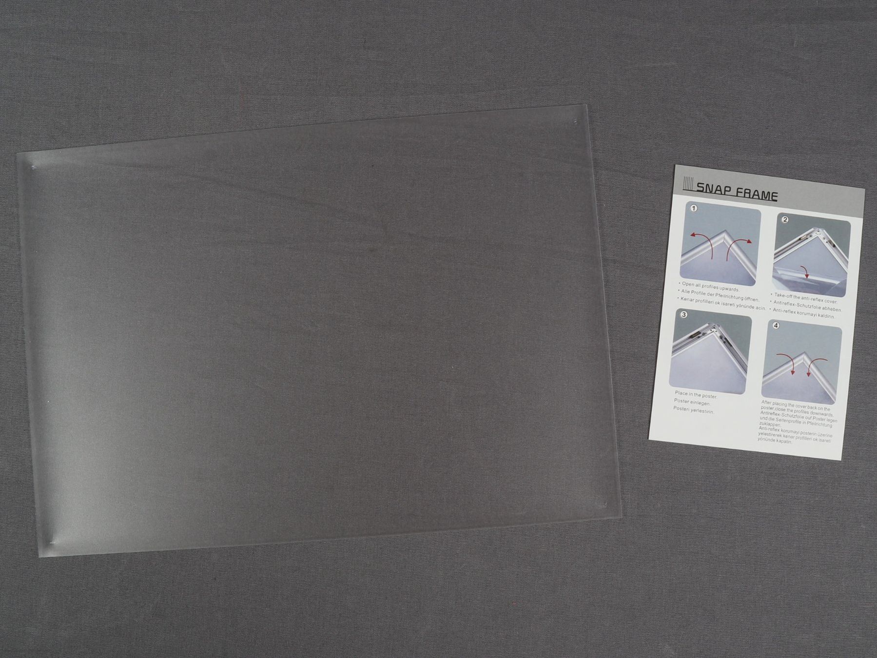 Cornici: SNAP FRAME Klappbarer Bilderrahmen 33x24x1cm – Nuovo (secondo la descrizione) da Steinen venduto da Restwert_Steinen 8