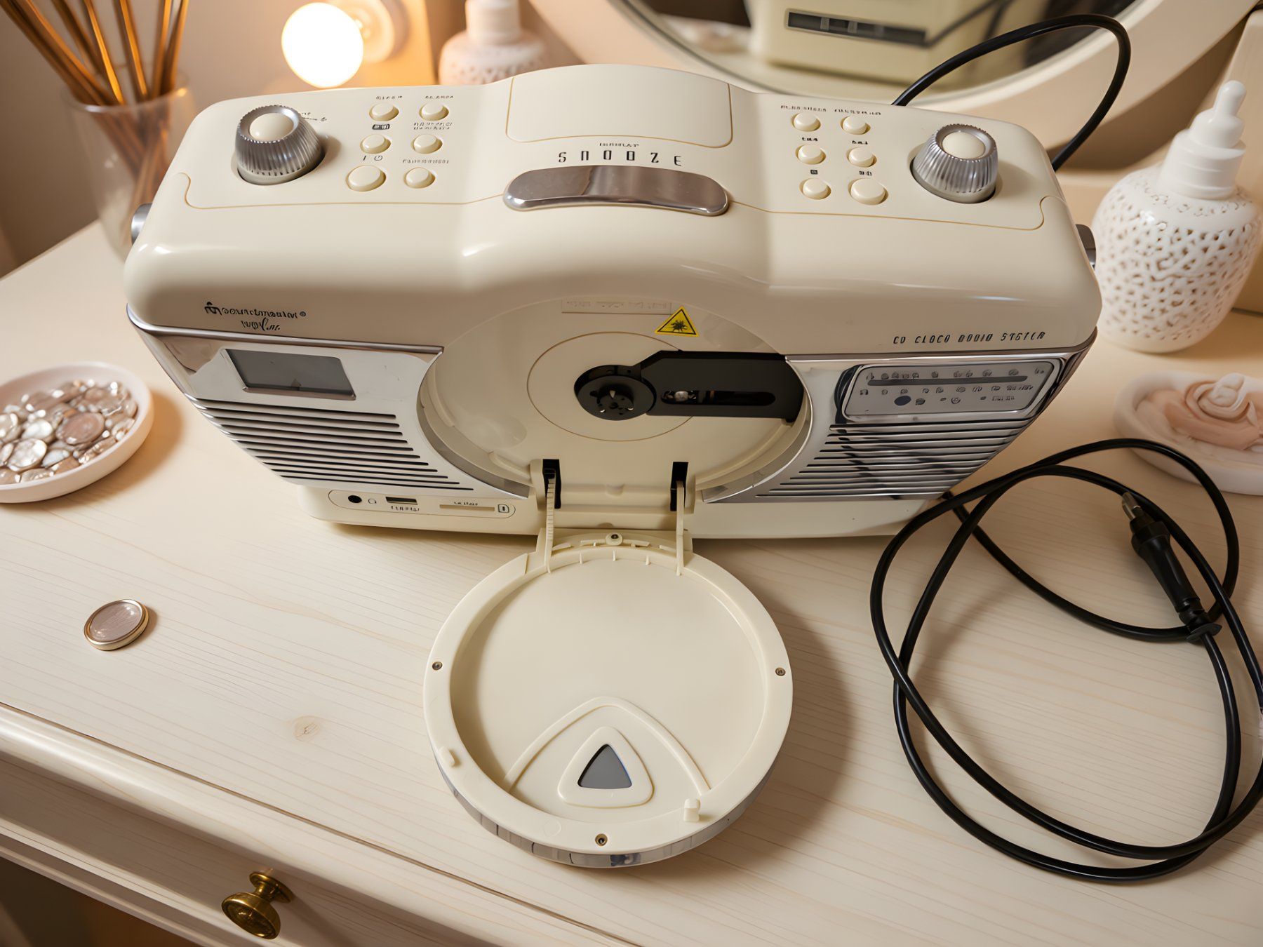 Radio: Soundmaster Highline CD Radio System Cream MP3 – Usato da Wettingen venduto da antc2024 1