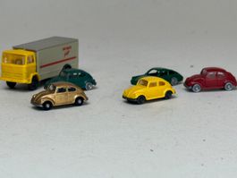 GB- Wiking Porsche VW Käfer LKW Mercedes N Massstab