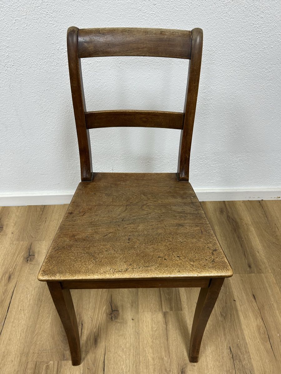 Stühle: Biedermeierstuhl Nussbaum – Gebraucht aus Basel von Sackmann 4