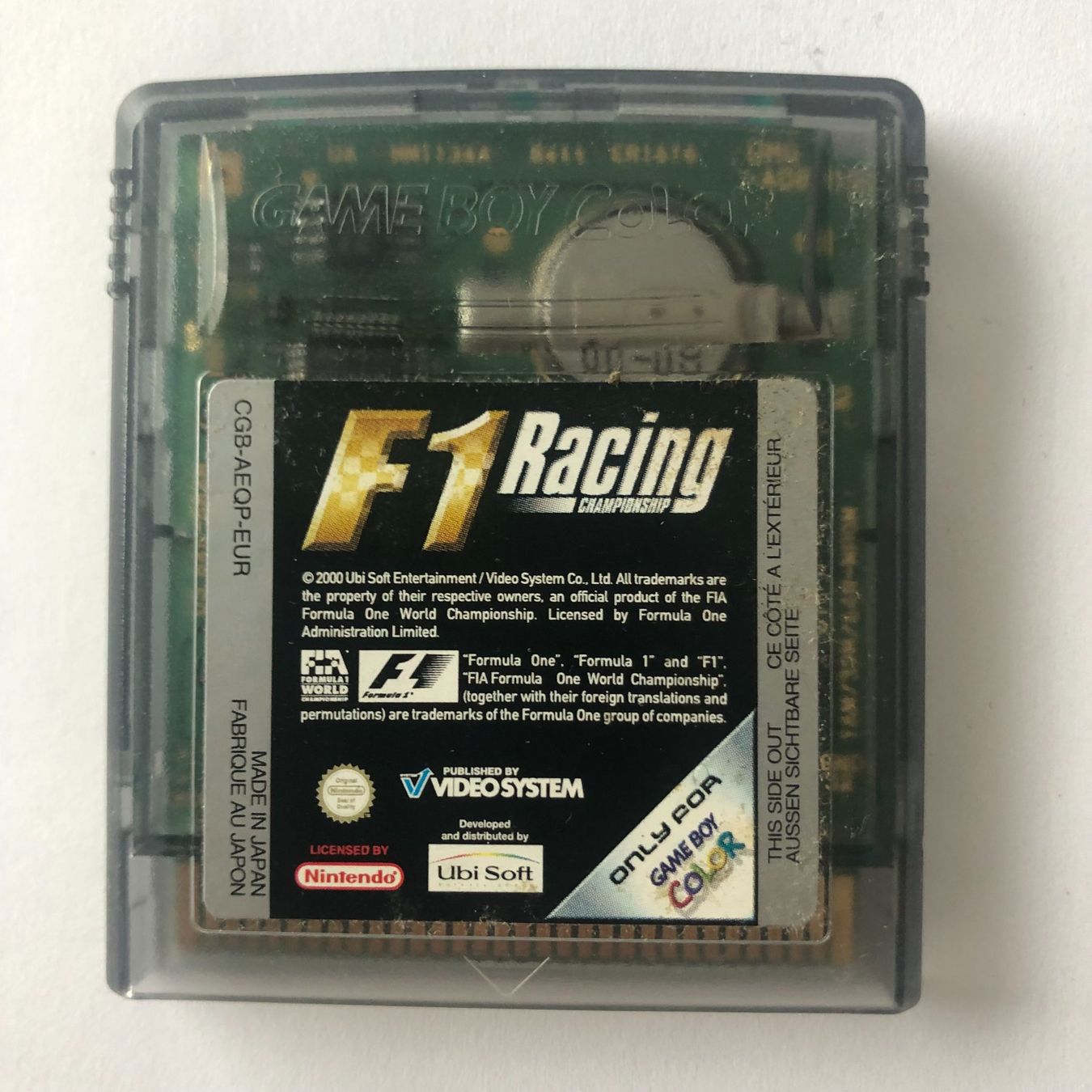 Nintendo Giochi: F1 Racing - Game Boy – Usato da Nussbaumen AG venduto da Pika-Shop