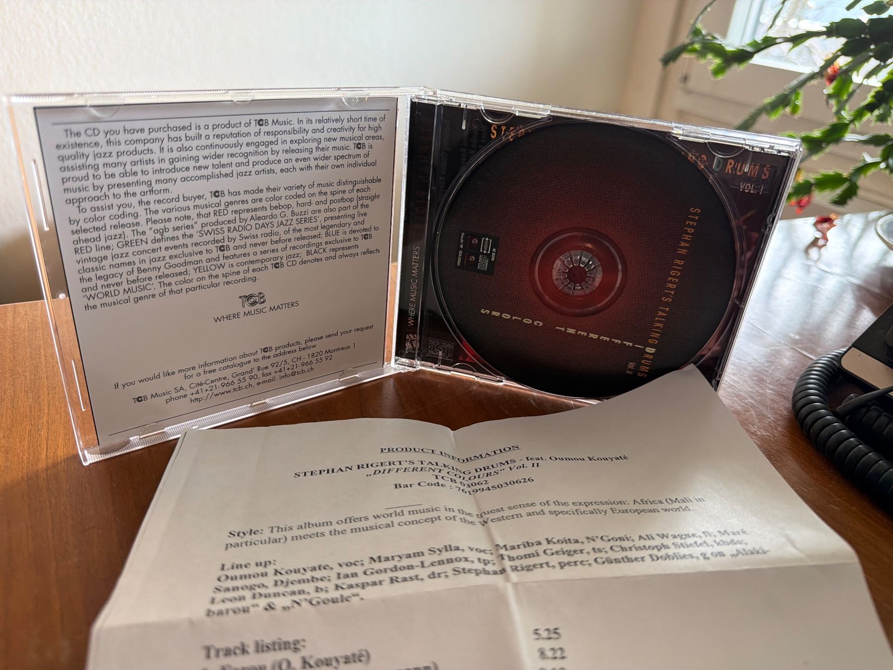 CD: Stephan Rigert's Talking Drums - Different Colours 2 KA02AS – Nuovo (secondo la descrizione) da Küsnacht ZH venduto da JazzRecords 2