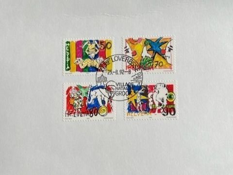 Alle Briefmarken: Briefmarke   , Knie, 1992 – Gebraucht aus Safenwil von Foppa1