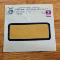 GS Entier Postal Basel 1920 A.Natural Le Coultre & Cie