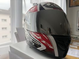 Motorradhelm X-Lite rot schwarz weiss gebrauchter Zustand