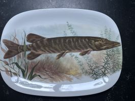Langenthal Platte Fischmotiv Hecht