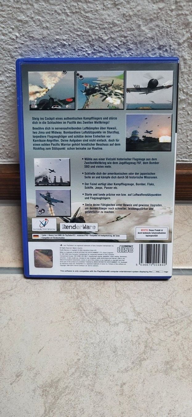 Sony Giochi: PS2 - Pacific Warriors 2 Dogfight – Usato da Münsingen venduto da Heroism2010 1