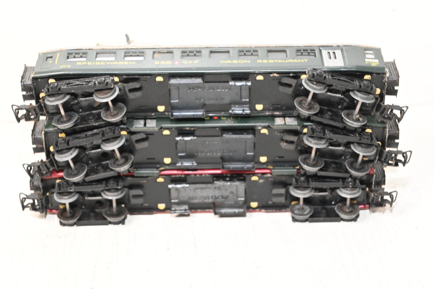 Märklin Modellini di ferrovie: SBB Blechwagen Märklin HO/AC mit OVP – Usato da Laupen ZH venduto da Zmoewe 6