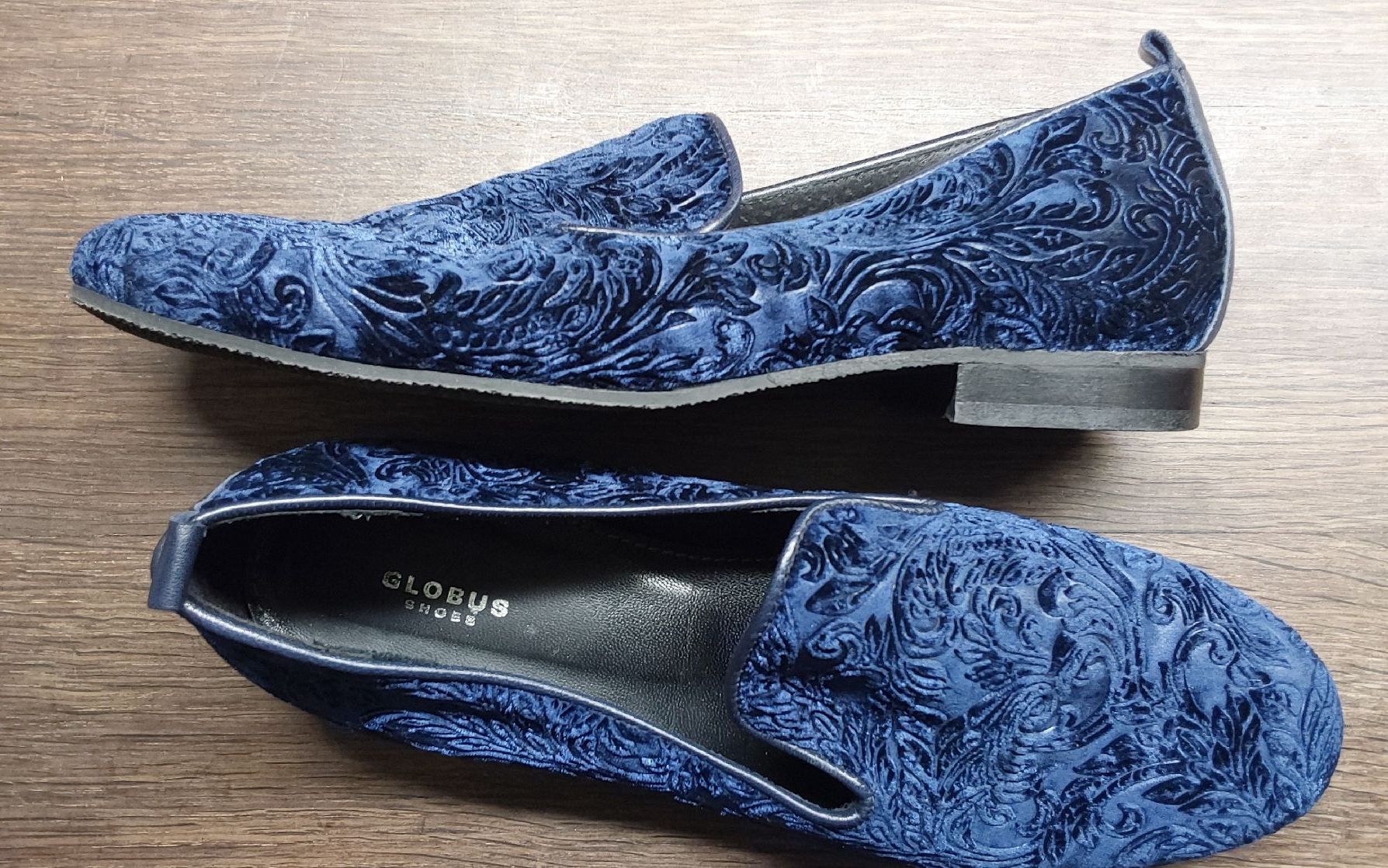 Globus Damenschuhe: Ballerinas Samt blau Globus 41 – Neu (gemäss Beschreibung) aus Köniz von scopello12 2