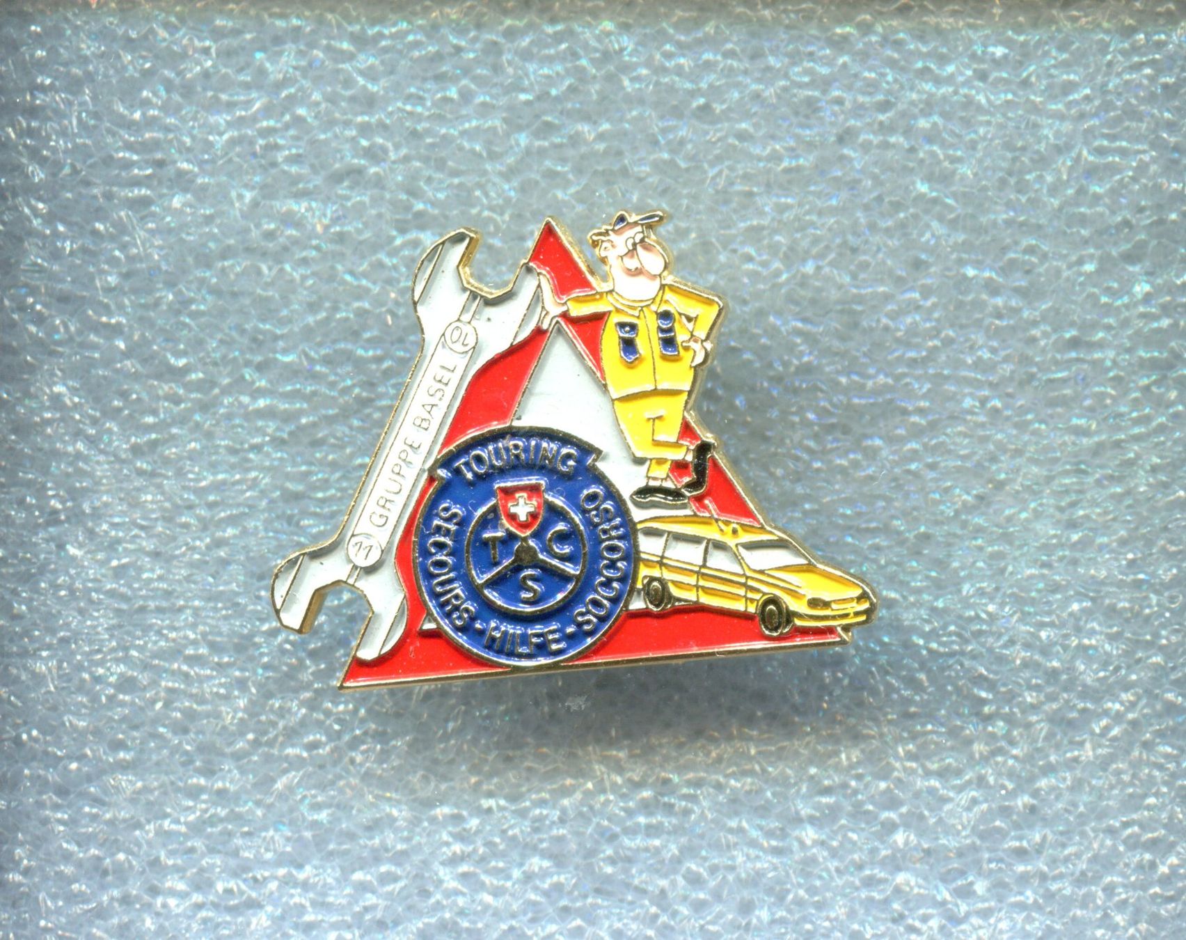 TCS Placchette & Badge: TCS  GRUPPE BASEL Nr.743 – Usato da Winterthur venduto da Sammleroase