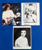 QUEEN Original Autogramme Brian May Deacon Taylor + COA !!