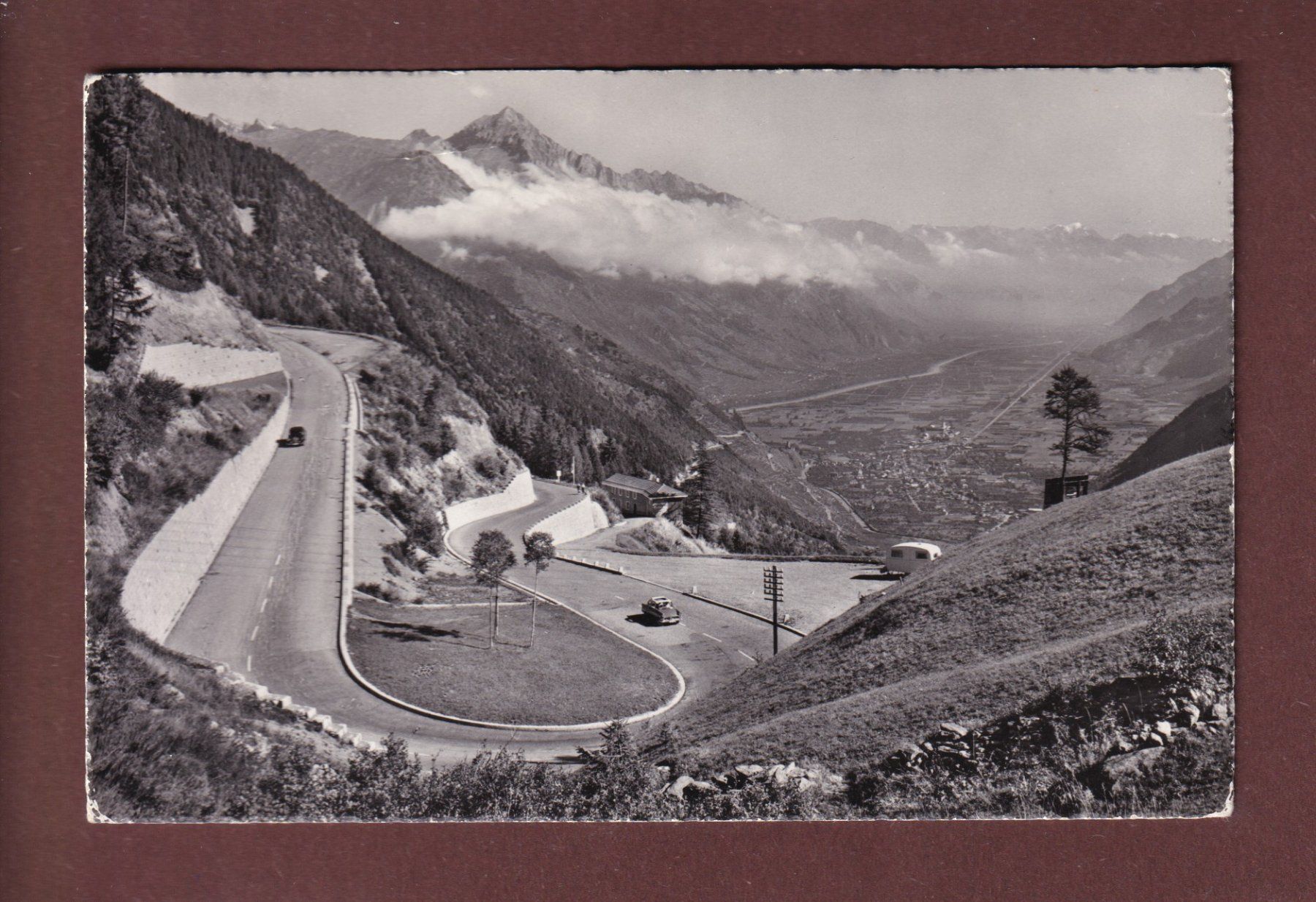Cartoline postali: Route du COL DE LA FORCLAZ – Usato da Pully venduto da nicecards-shop