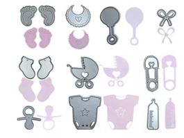 Stanzschablone Nr.130, Baby-Artikel (Sizzix geeignet)