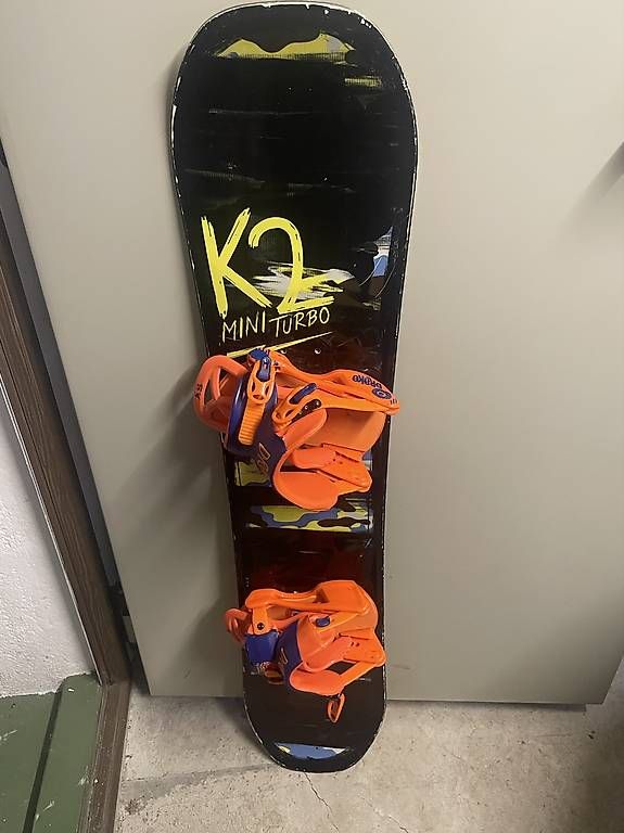 Board: Snowboard Kinder inkl. Bindung. Länge 120cm – Usato da Wildhaus venduto da Yoursports