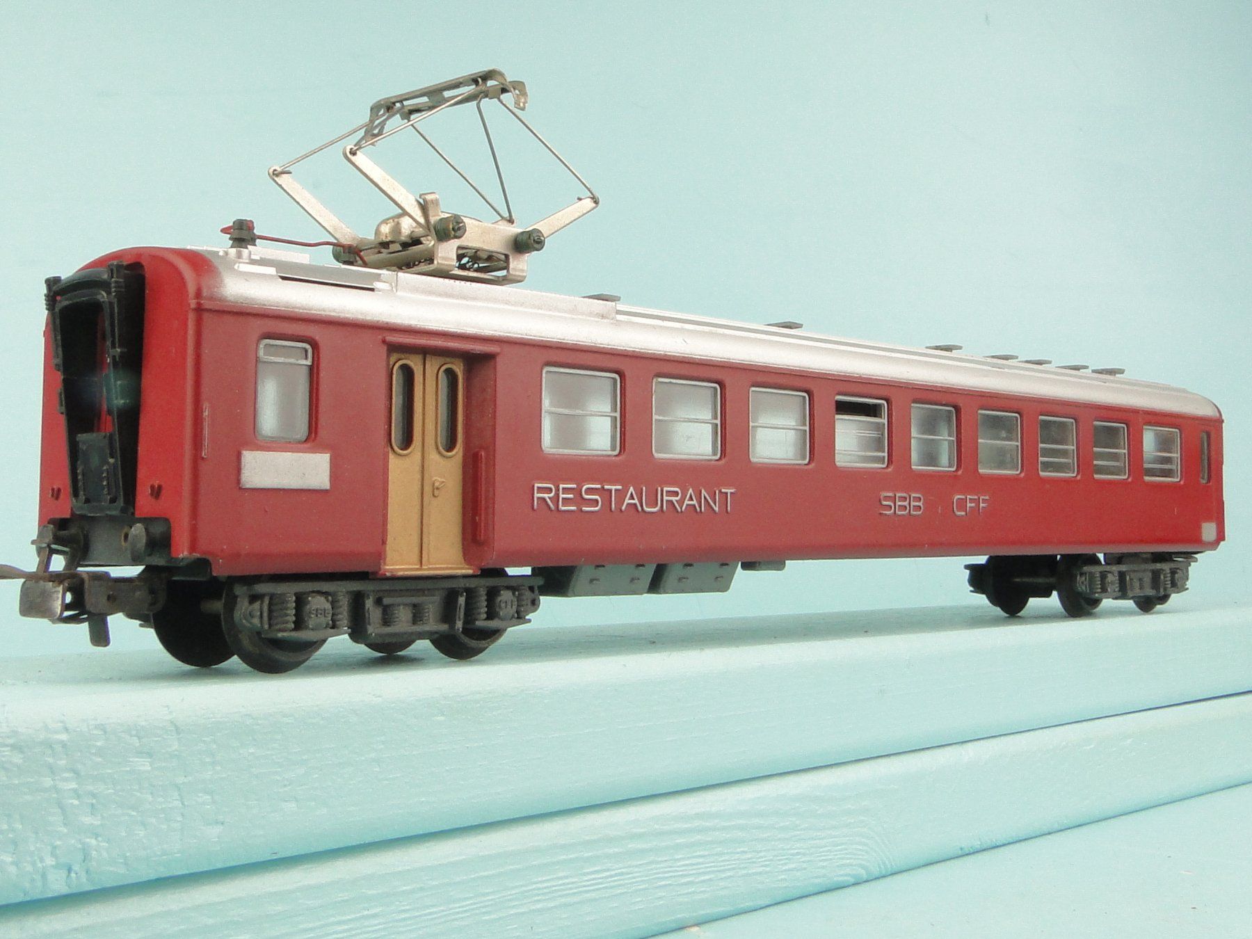 Hag Modellini di ferrovie: HAG SBB Restaurantwagen – Usato da Bülach venduto da cann11