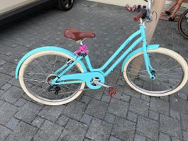 BTWIN Kinderfahrrad Decathlon 24 Zoll türkis