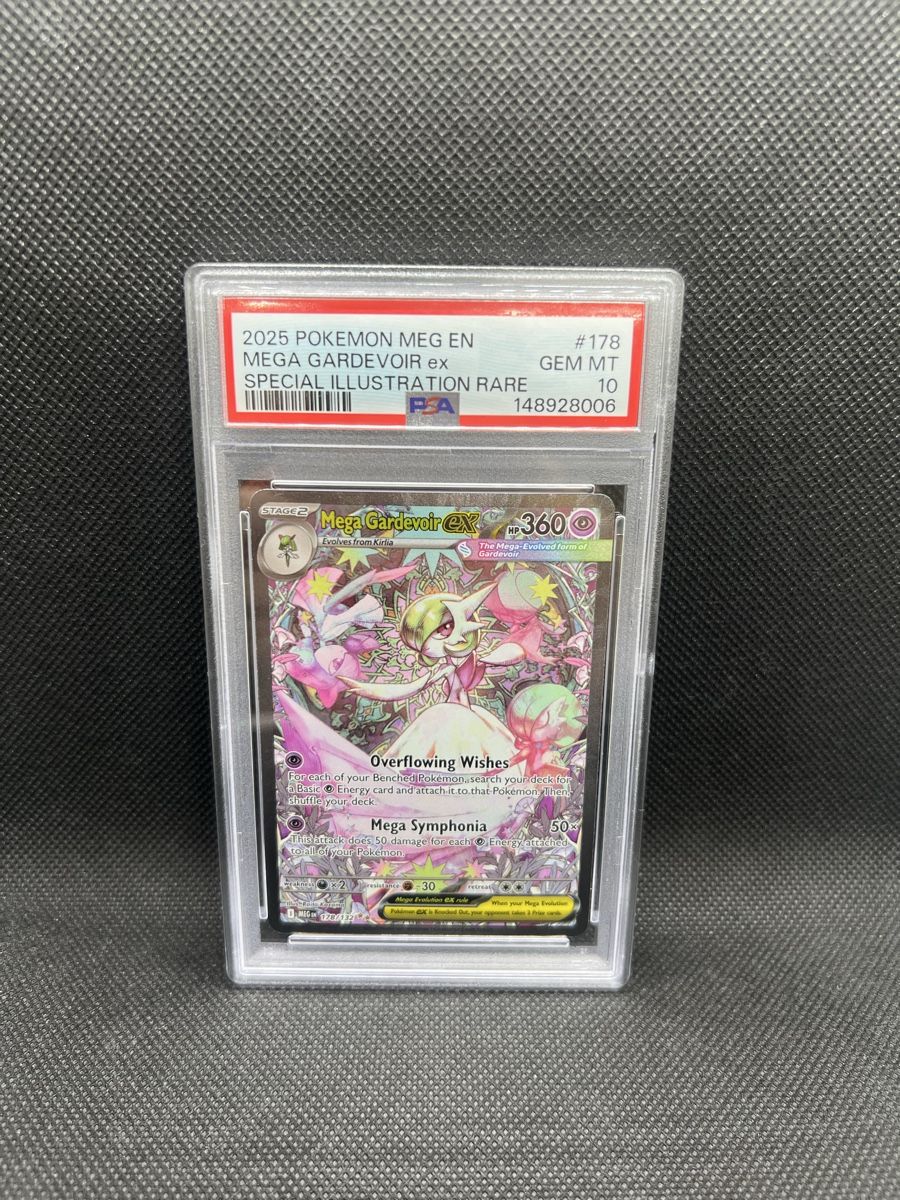 Pokémon Carte collezionabili: 2025 Mega Gardevoir ex #178 Mega Evolution SIR PSA 10 Ab 1.- – Nuovo (secondo la descrizione) da Perroy venduto da sou_7ff7