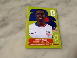 Panini FIFA Fussball WM 2026 Sticker Timothy Weah USA 12