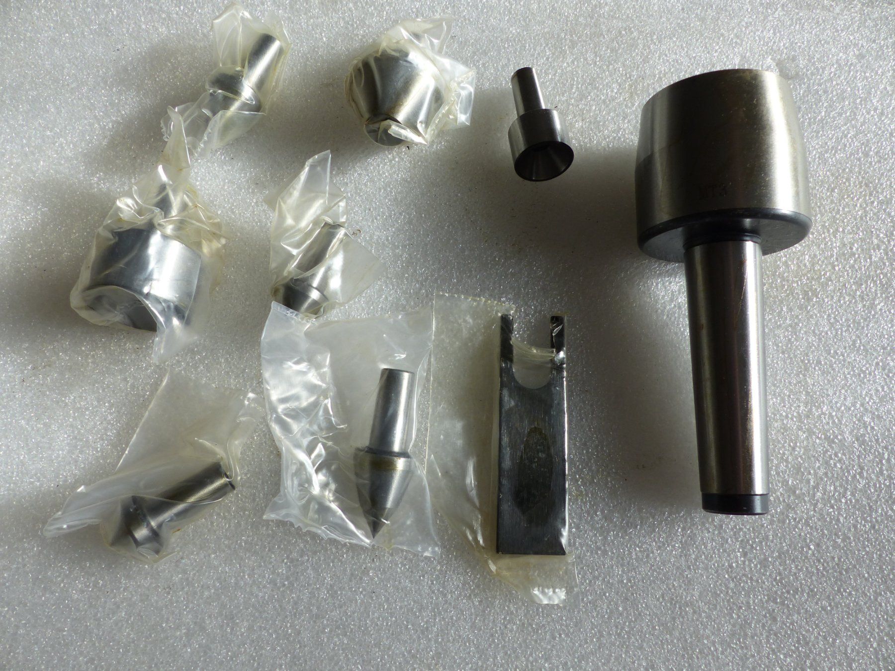 Schaublin Tous les outils: Mitlaufenderspitz mit 7 Einsätzen – Neuf avec emballage d'origine à Günsberg par Hirsch054 1