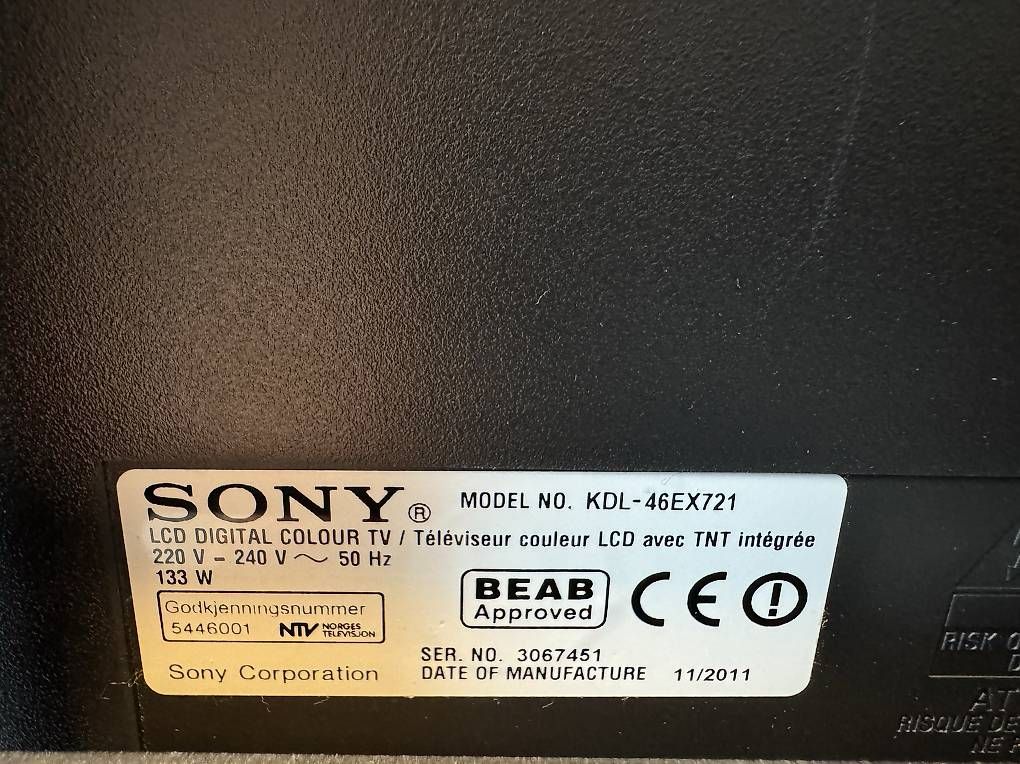 Fernseher: 46 Zoll LCD TV mit DVB-C Tuner – Gebraucht aus Wil SG von bbbalm 1