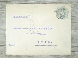 TR76 Enveloppe + Timbre England / London to France 1897