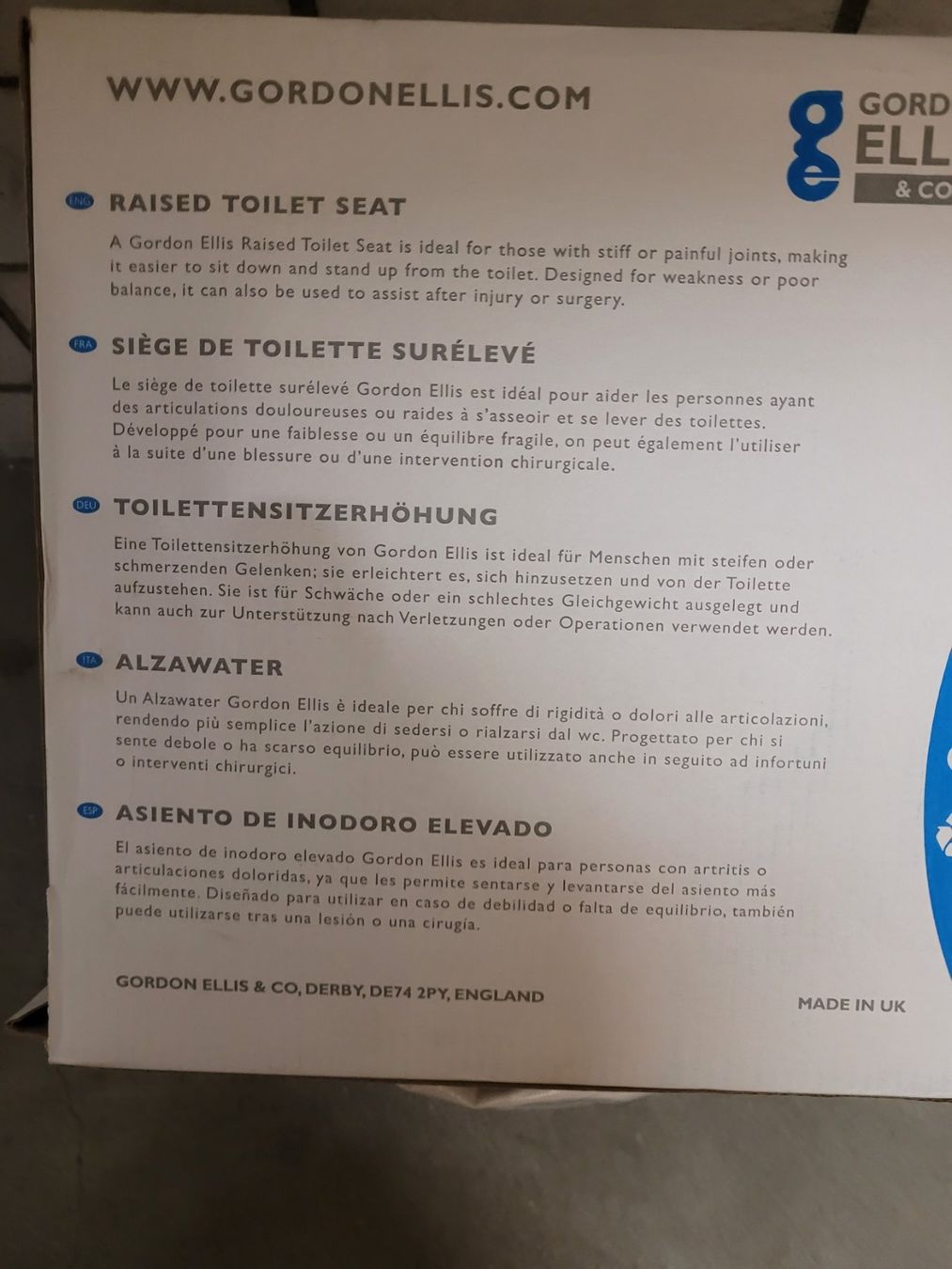 WC: Toilettensitzerhöhung- NEU ! – Nuovo e nell'imballaggio originale da Chur venduto da Artona0903 2