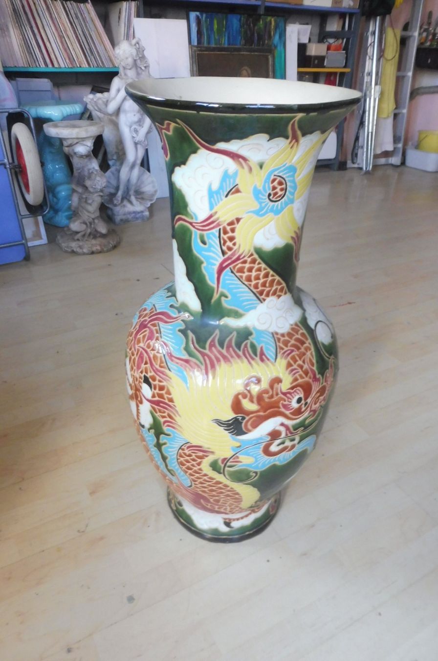 Vasi & Recipienti: Wunderschöne China Bodenvase Drachen usw. 80cm ! – Usato da Maschwanden venduto da struppiundtim 7