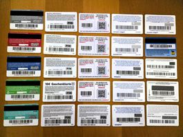 25x DIVERSE / VERSCHIEDENE GESCHENKKARTEN