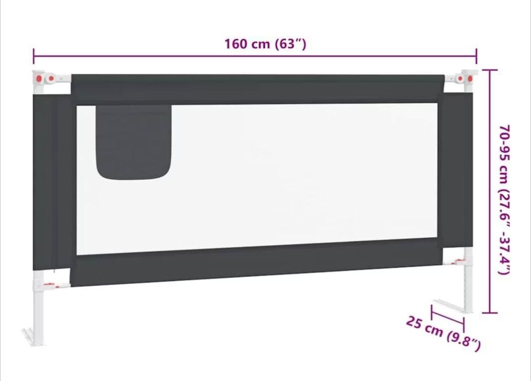Box & Barriere di sicurezza: Bettgitter 160 x 25 x 70 cm – Usato da Schlieren venduto da mar_52df 2