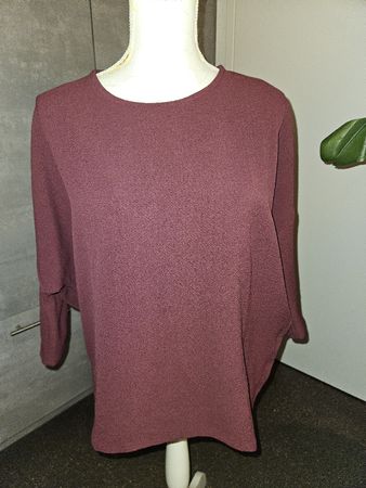 SOAKED Shirt Bluse bordeauxrot Gr XS 