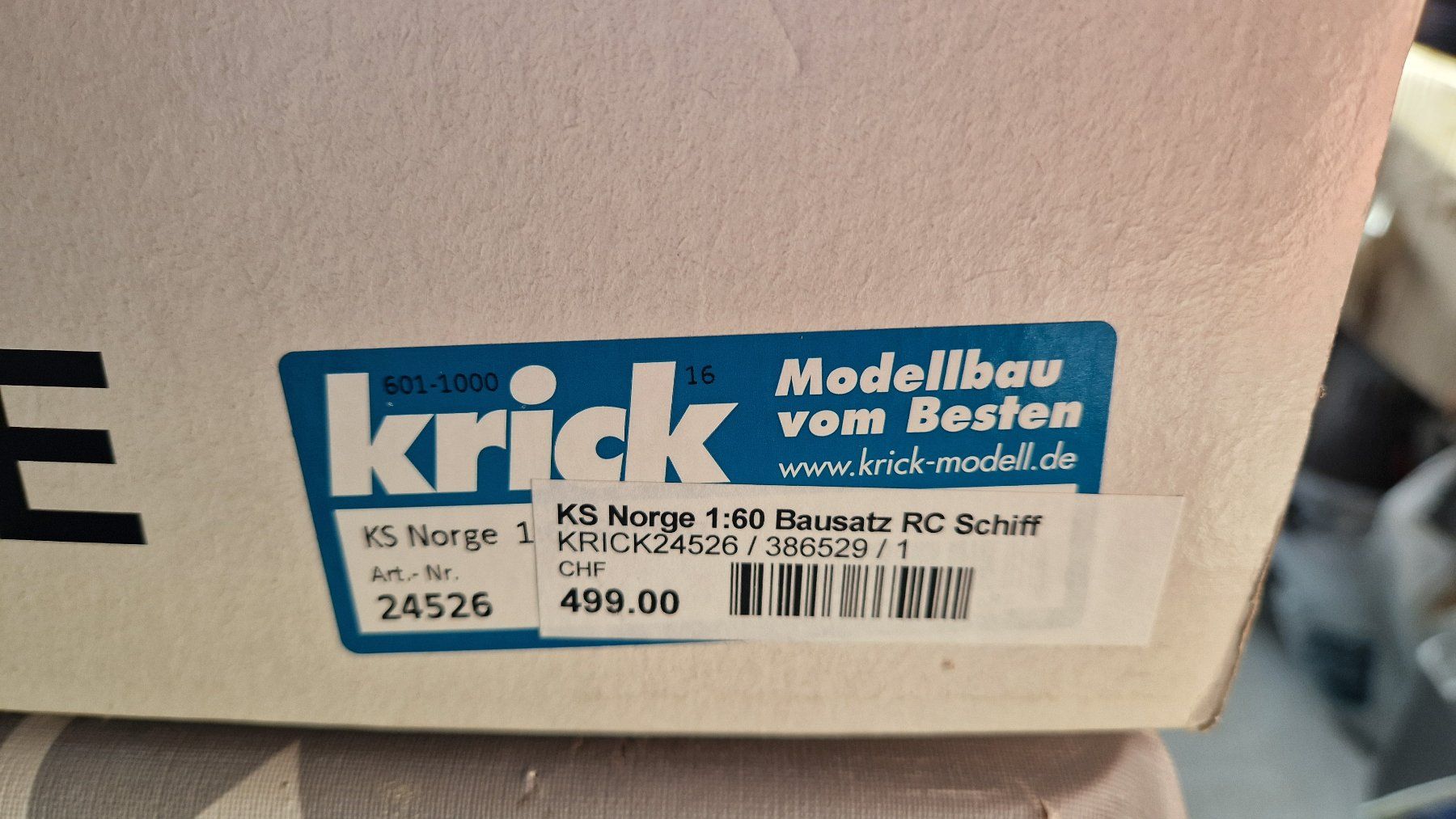 Baukästen: KS Norge Modellschiffbauksten 1:50 Krick – Neu und originalverpackt aus Hausen AG von Fjf130 3