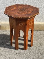 Judaica table à thé octogonale