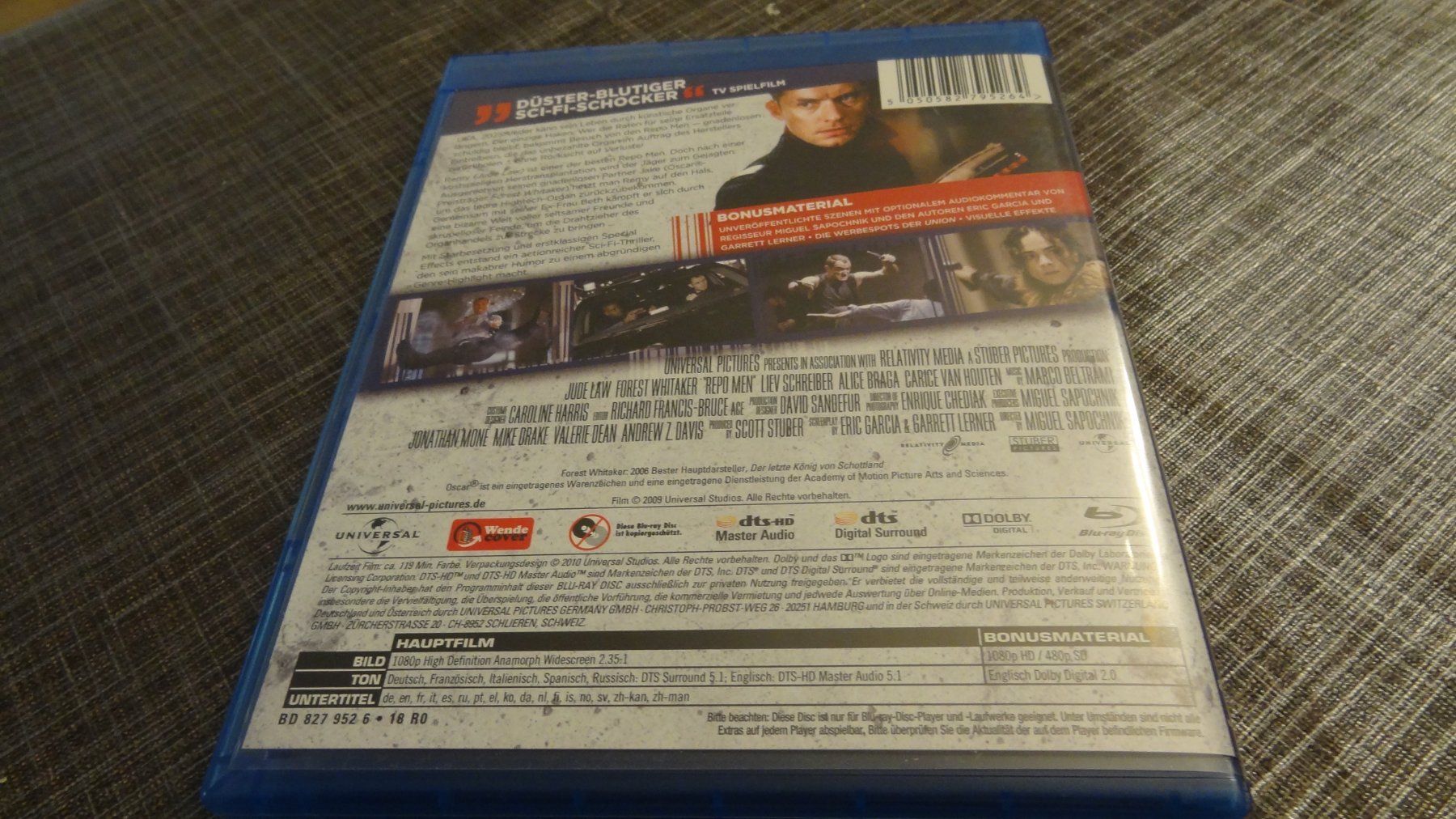Tutti i DVDs: Repomen Repo Men BLU-RAY – Usato da Olten venduto da Disc-Verkauf 2