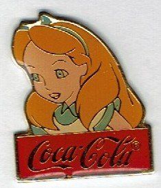 Coca-Cola Plaketten & Abzeichen: Alice im Wunderland  Coca-Cola – Gebraucht aus Hinterkappelen von Schampus