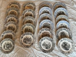 24 Stück alte NAPOLEON Teller Wandteller