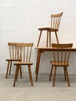 Table Hans Bellmann / Horgenglarus 1950 + 4 chaises Victoria