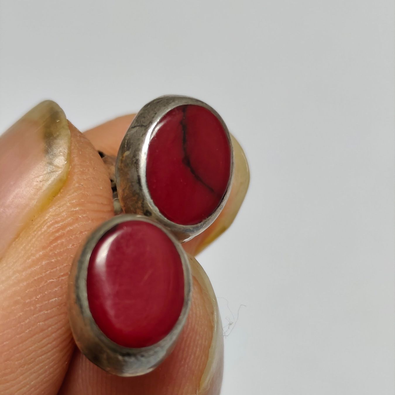Boucles d'oreille: Vintage Silver silber Stud Earrings Boucles d'Oreilles #A3 – D'occasion à Châtelaine par Tropic.Watch2 1