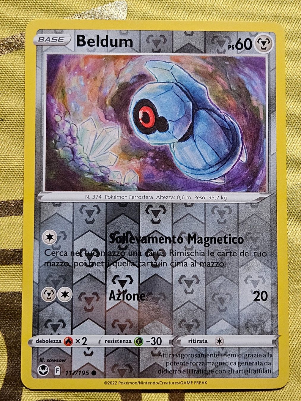 Pokémon Carte collezionabili: Silver Tempest - Beldum 117/195 IT – Usato da Bellinzona venduto da Pokemarco