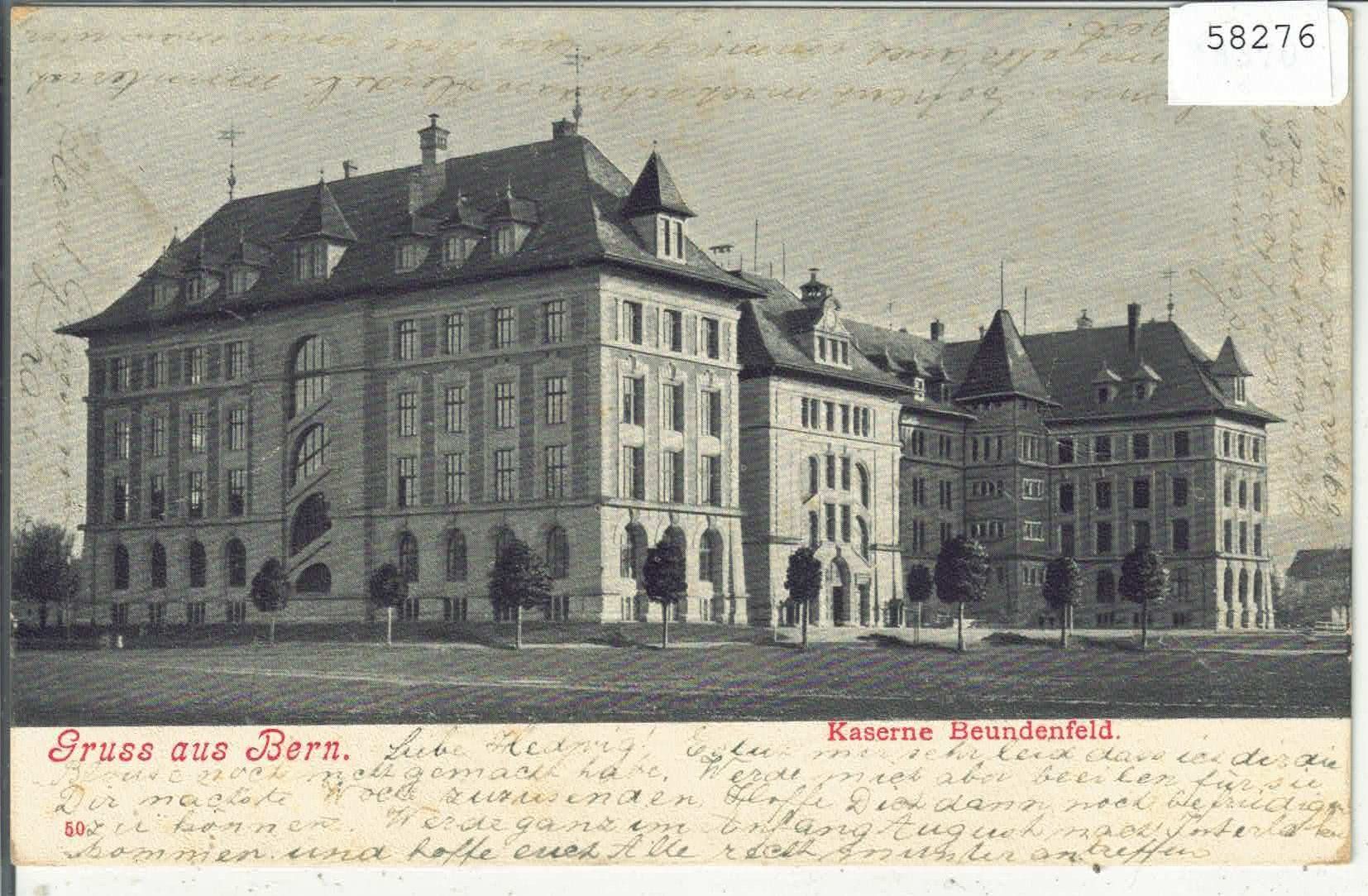 Cartoline postali: Gruss aus Bern - Kaserne Beundenfeld – Usato da Ettingen venduto da Kartenplanet