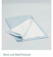 Silver und Gold Putztuch