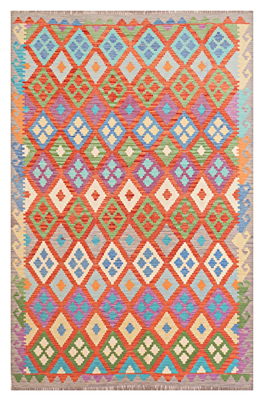 Kelim Tappeti: Oriente Kelim Teppich 200x300 cm – Nuovo e nell'imballaggio originale da Lahore venduto da Fairways79 7