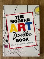 English book :  THE MODERN ART Doodle BOOK Create your own