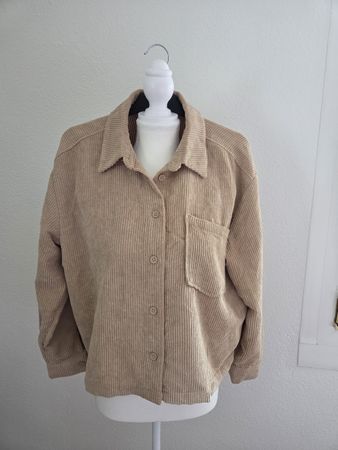 Damen Cordjacke beige  Grösse L