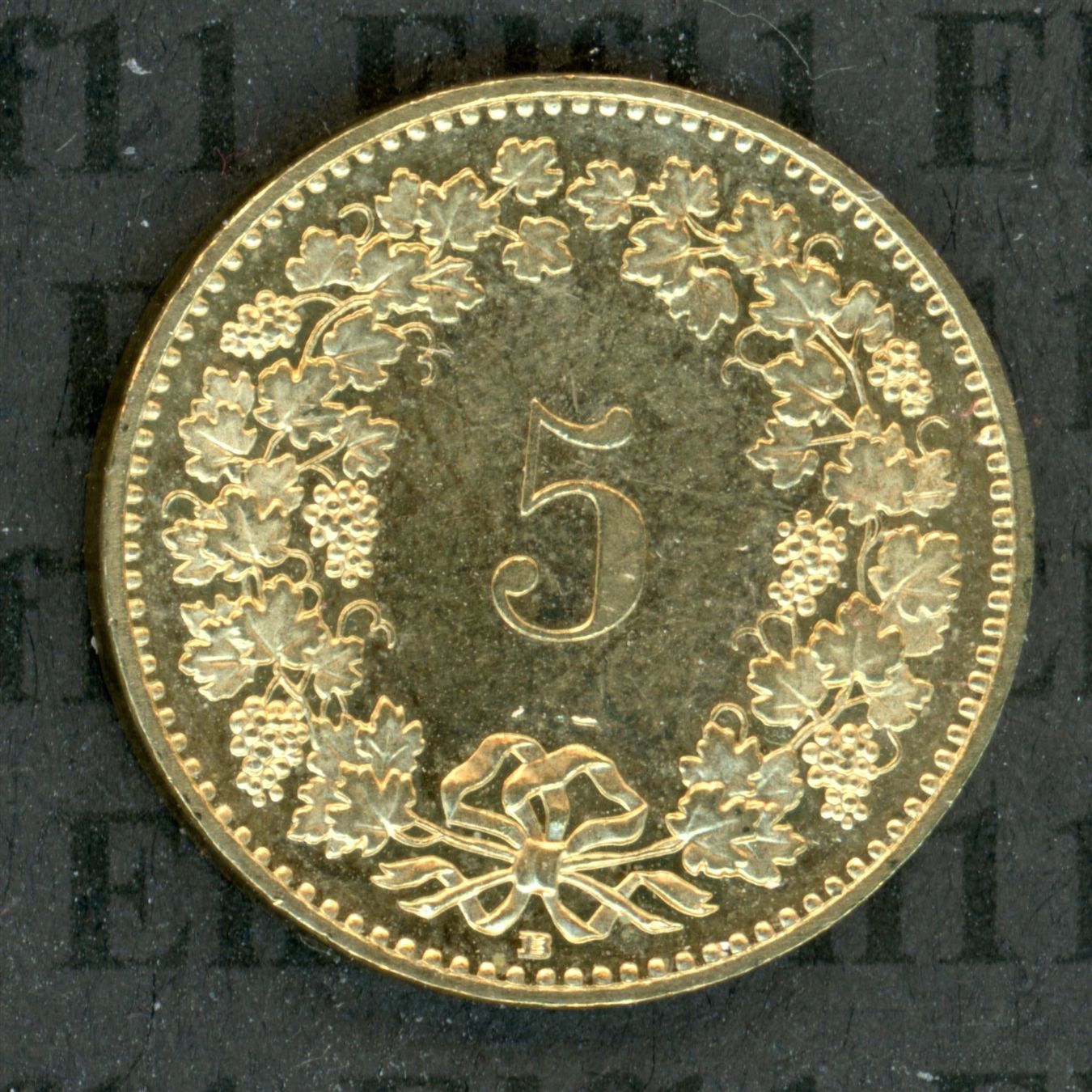 Tutti le monete: CHF___0.05 2012 -unz 5 Rappen – Usato da Widnau venduto da Elf11 1